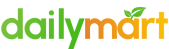 Dailymart brand logo with a green leaf above the letter 'i'.